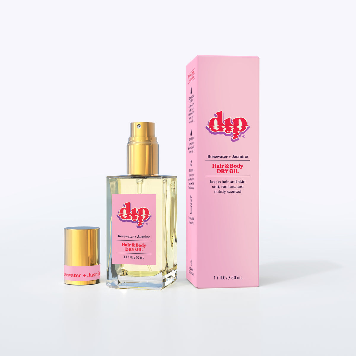 Hair & Body Dry Oil - Rosewater & Jasmine