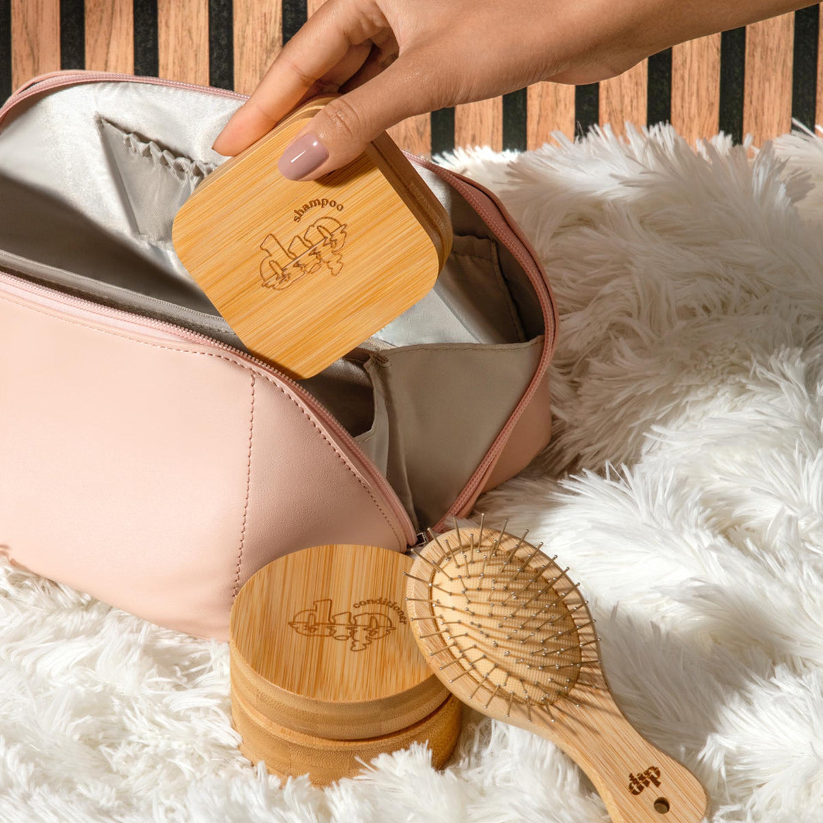 Large Shampoo Travel Case with Coaster