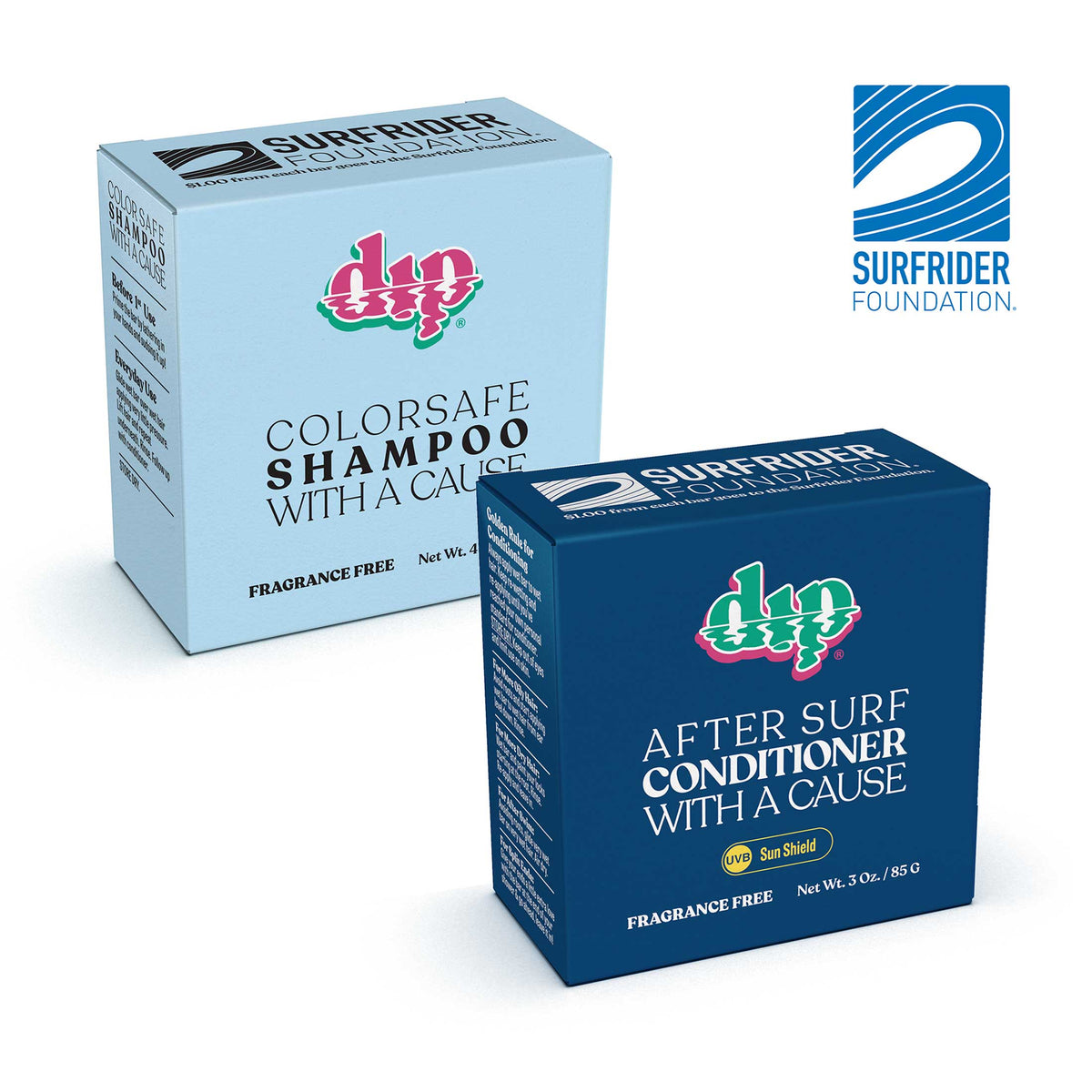 Fragrance Free Shampoo & Conditioner Bar Duo | Dip – dip