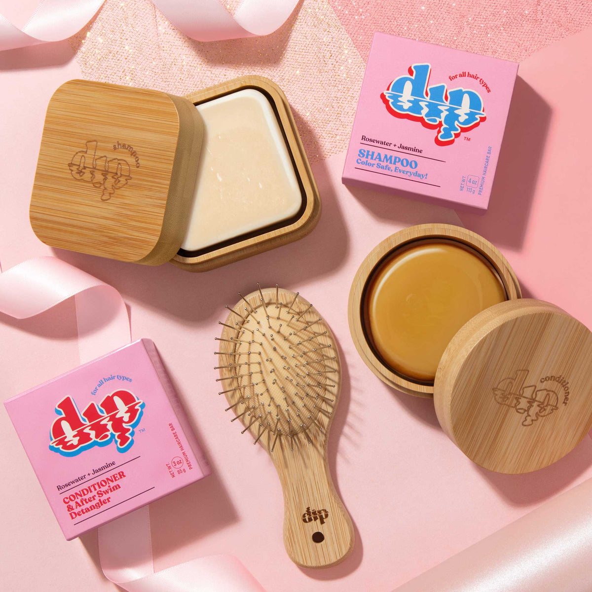 Dip Shampoo Triplet: Rosewater & Jasmine - Full Size