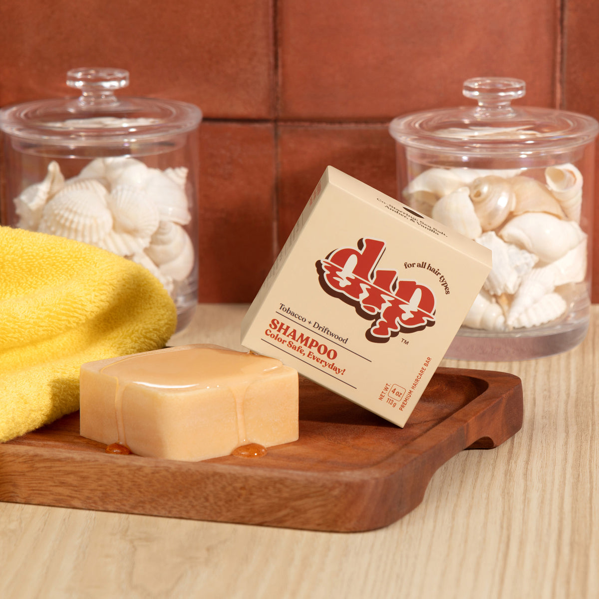 Dip Shampoo Triplet: Tobacco & Driftwood - Full Size