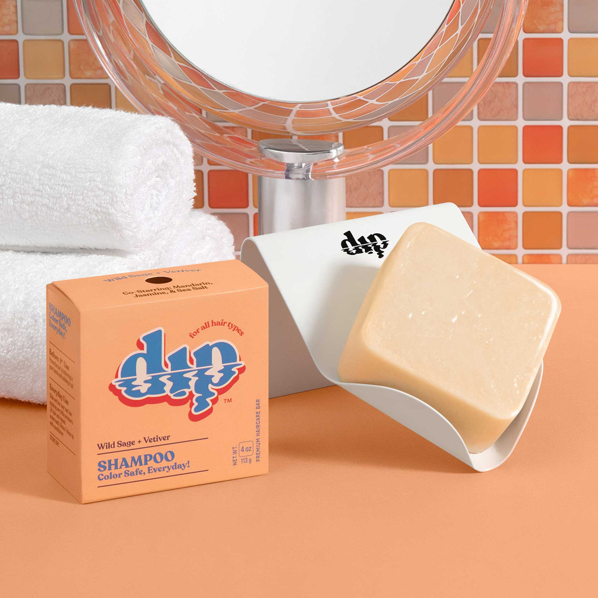 Dip Shampoo Triplet: Wild Sage & Vetiver - Full Size