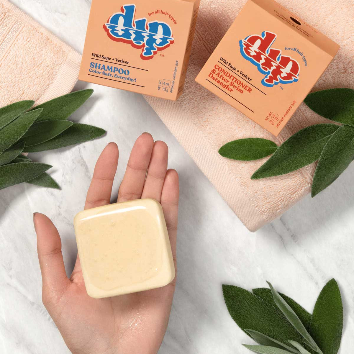Dip Shampoo Triplet: Wild Sage & Vetiver - Full Size