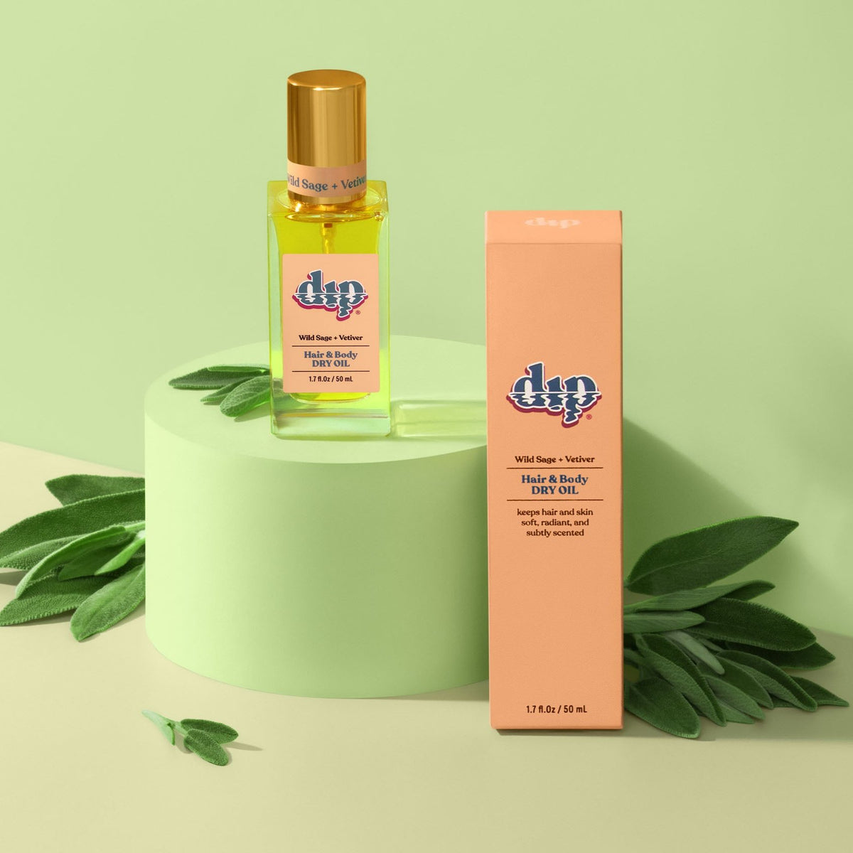 Hair & Body Dry Oil - Wild Sage & Vetiver