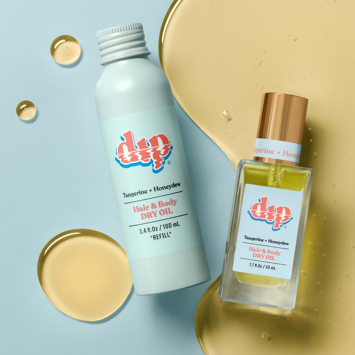 REFILL Hair & Body Dry Oil - Tangerine & Honeydew