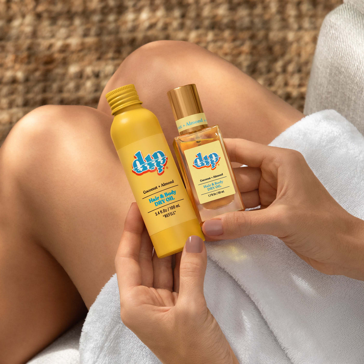 REFILL Hair & Body Dry Oil - Coconut & Almond