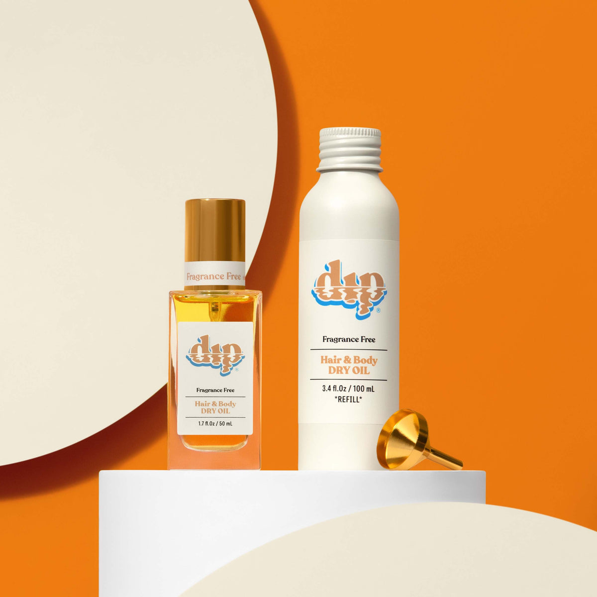 REFILL Hair & Body Dry Oil - Fragrance Free