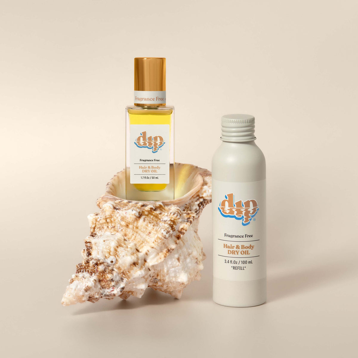 REFILL Hair & Body Dry Oil - Fragrance Free