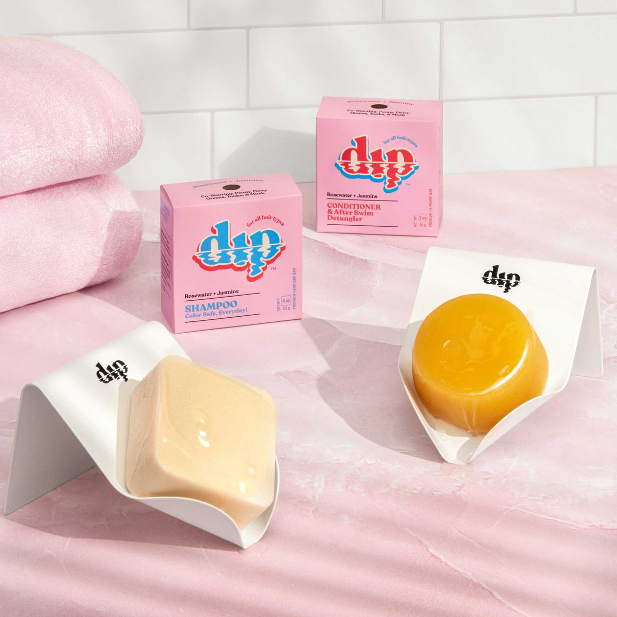 Dip Shampoo Triplet: Rosewater & Jasmine - Full Size