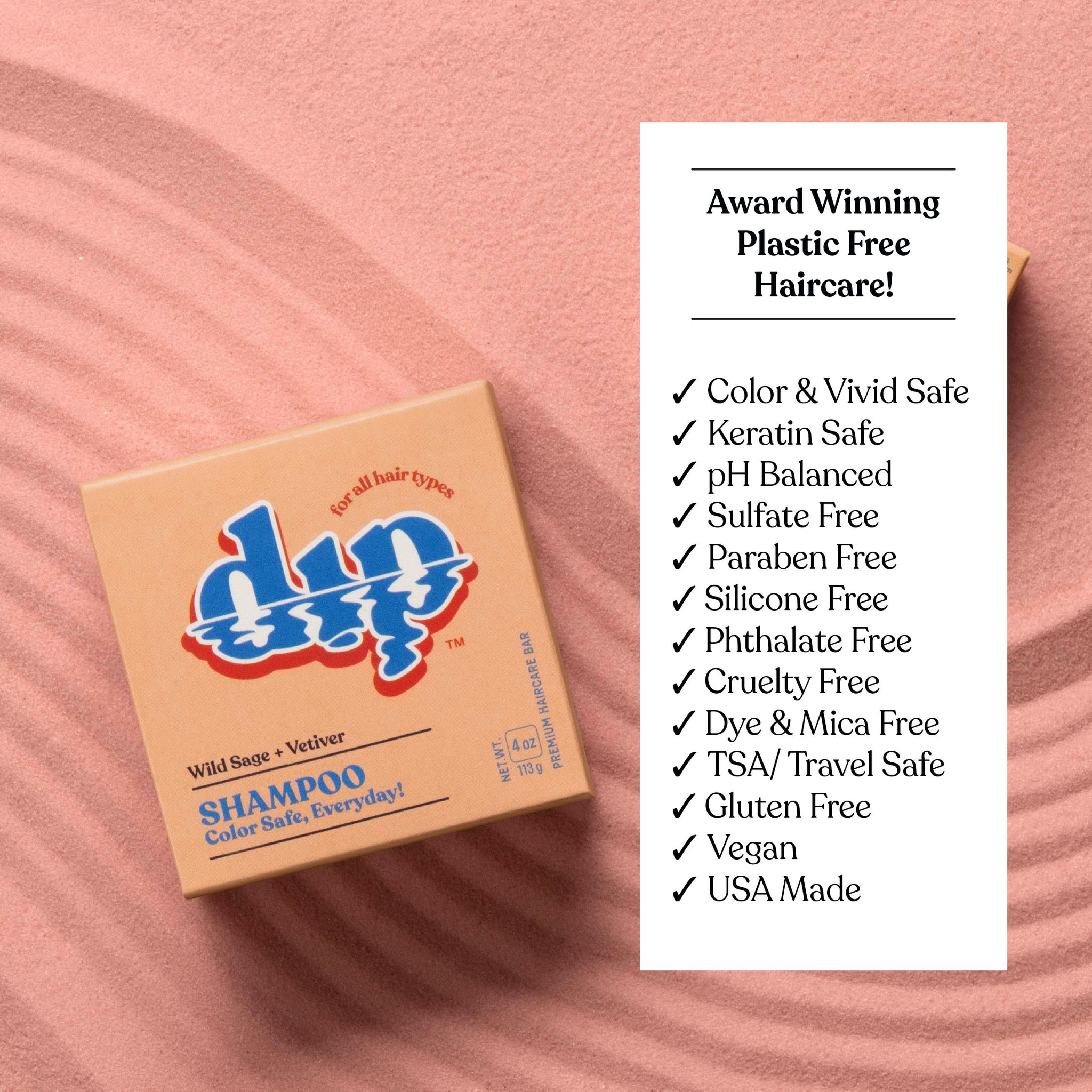 Color Safe Shampoo Bar Wild Sage & Vetiver | Dip – dip