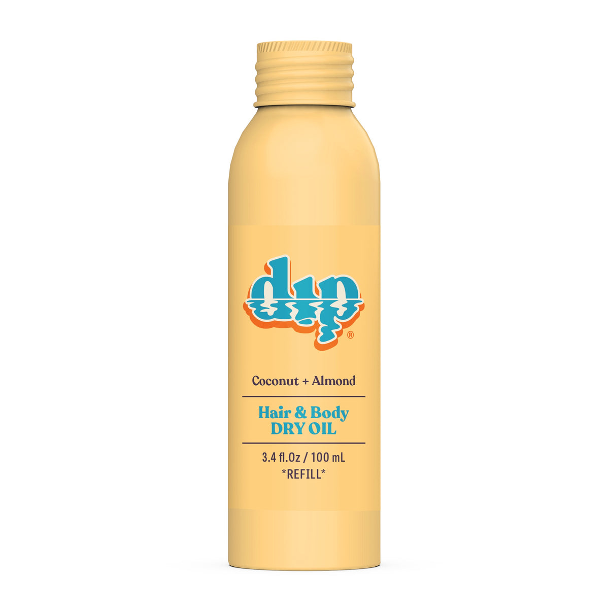 REFILL Hair & Body Dry Oil - Coconut & Almond