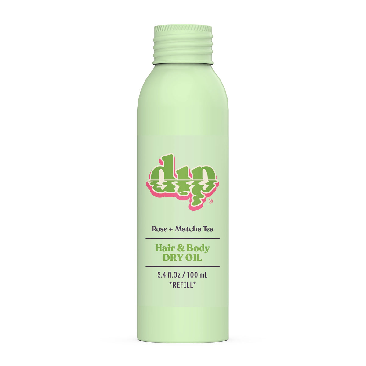 REFILL Hair & Body Dry Oil - Rose & Matcha Tea