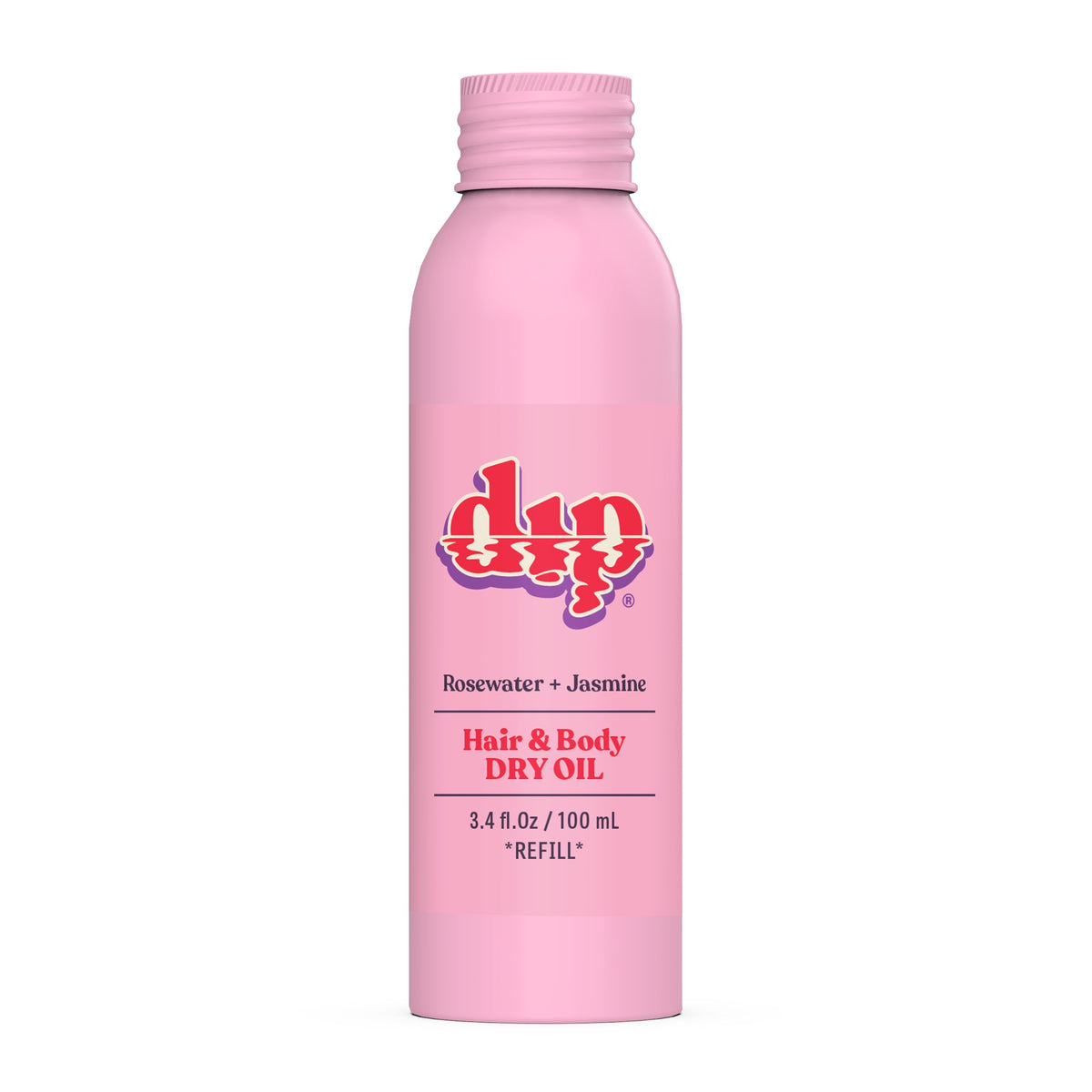 REFILL Hair & Body Dry Oil - Rosewater & Jasmine