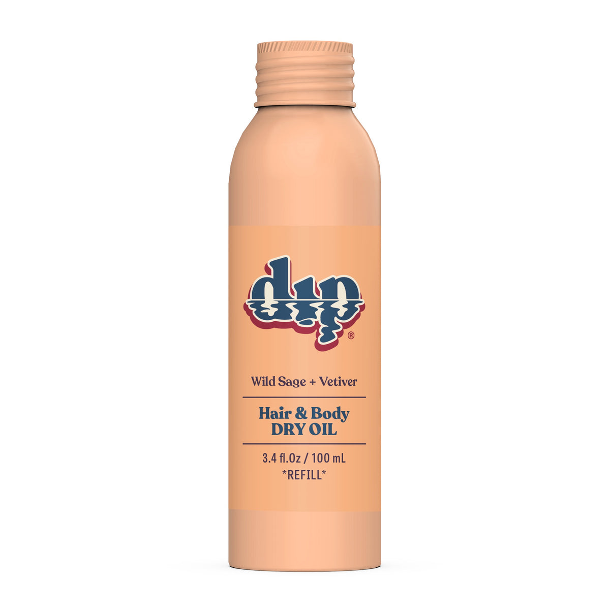 REFILL Hair & Body Dry Oil - Wild Sage & Vetiver
